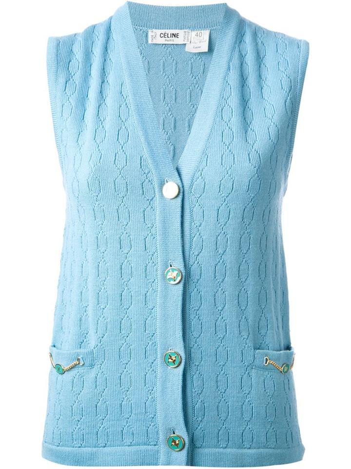 Céline Vintage Sleeveless Cardigan