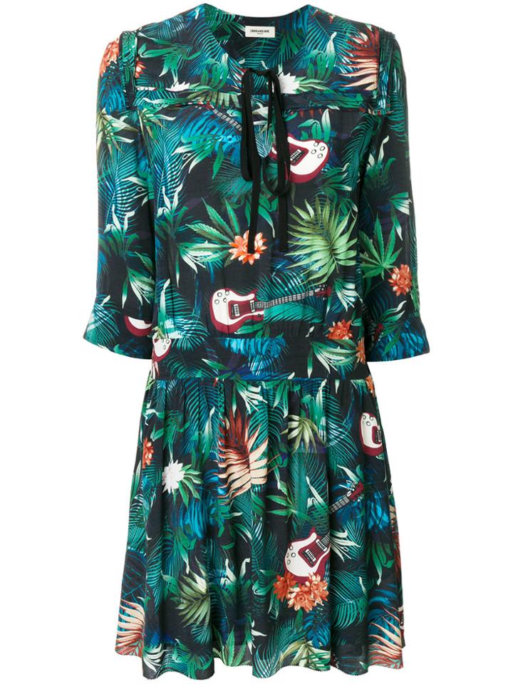 Zadig & Voltaire Remus Jungle Dress - Blue