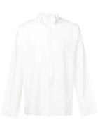 Homme Plissé Issey Miyake Folded Collar Shirt - White