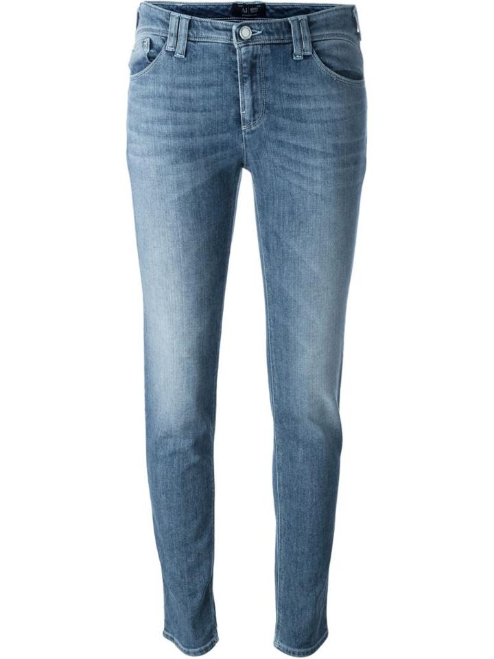 Armani Jeans Skinny Jeans, Women's, Size: 29, Blue, Cotton/polyester/spandex/elastane