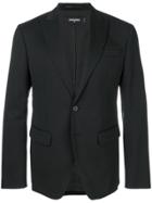 Dsquared2 Zip Detail Blazer - Black