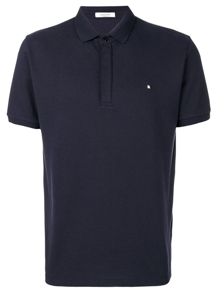 Valentino Short Sleeve Polo Shirt - Blue