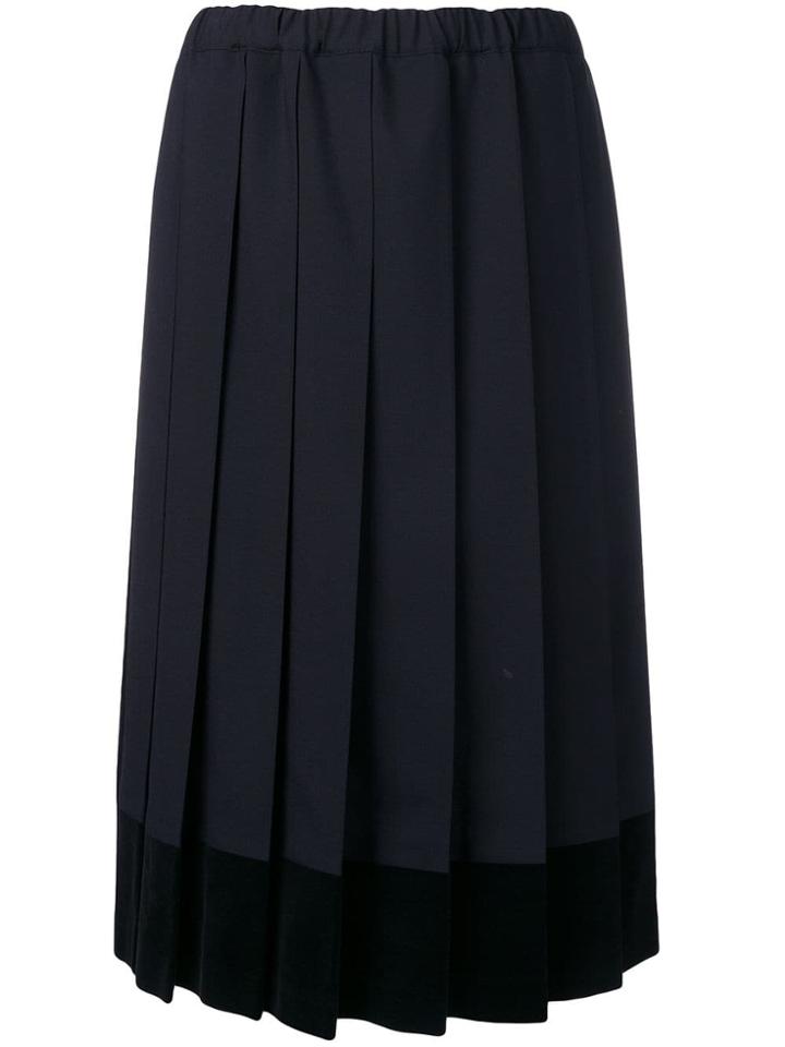 Comme Des Garçons Girl Pleated Skirt - Blue