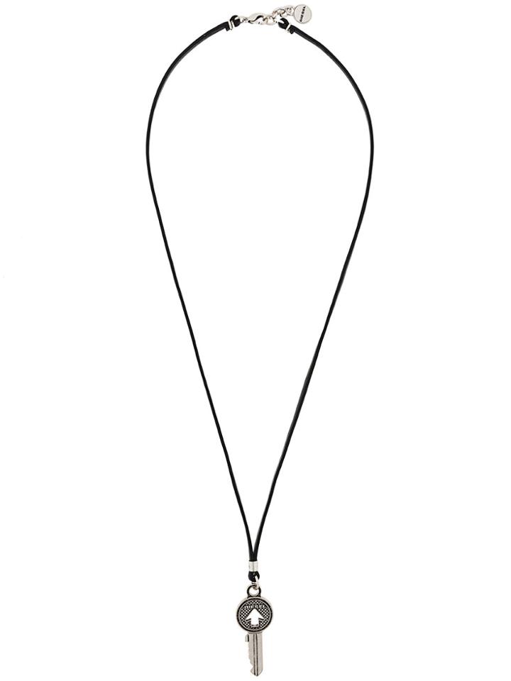 Diesel Open The Door Necklace - Black