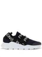 Philipp Plein Runner Logo Trim Sneakers - Blue