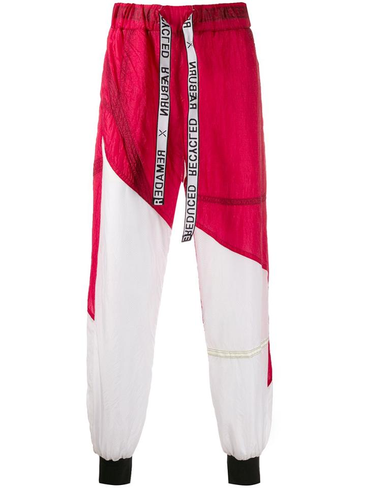 Raeburn Parachute Track Trousers - Red