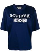 Boutique Moschino Logo T-shirt - Blue