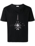 Saint Laurent Eiffel Tower Print T-shirt - Black