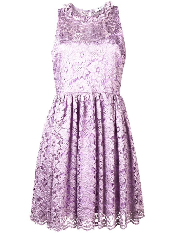 Blugirl Lace Mini Dress - Purple