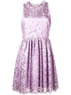 Blugirl Lace Mini Dress - Purple