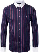 Loveless Striped Shirt, Men's, Size: 3, Blue, Cotton