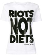 Dondup Riots Not Diets T-shirt - White