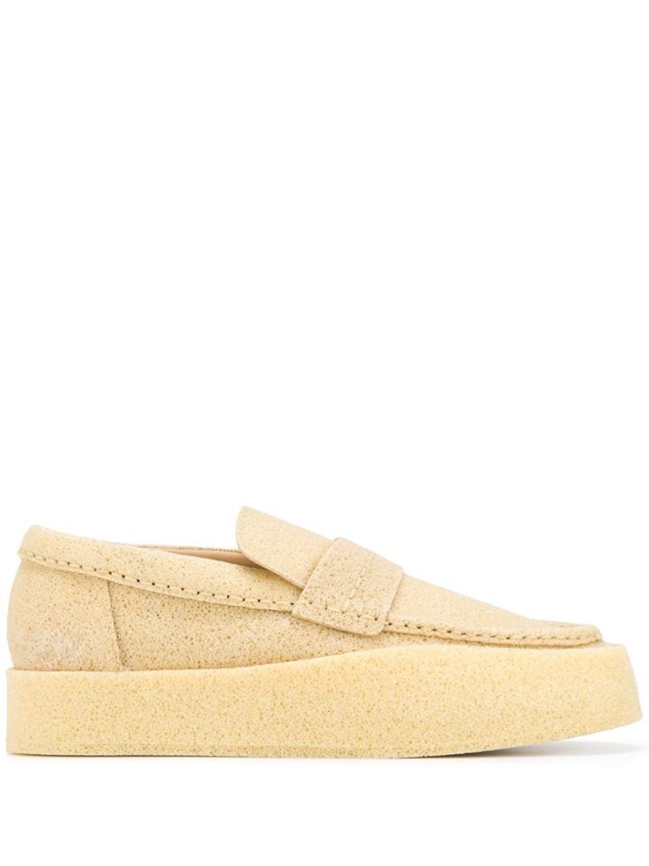 Acne Studios Hand-stitched Minimal Loafers - Neutrals