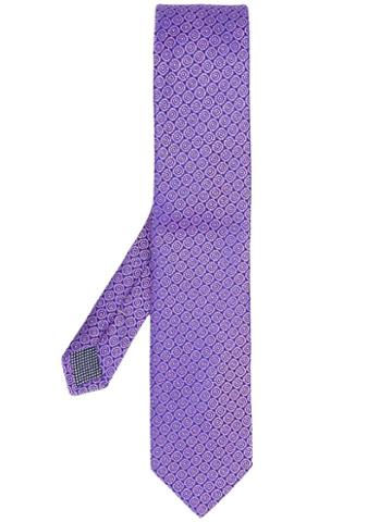 Eton Printed Tie - Purple