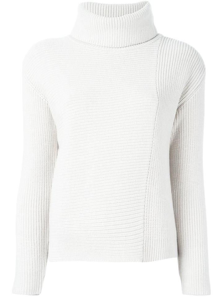 Odeeh Roll Neck Sweater, Women's, Size: 36, Nude/neutrals, Virgin Wool