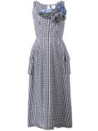 Comme Des Garçons Vintage Gingham Dress - White