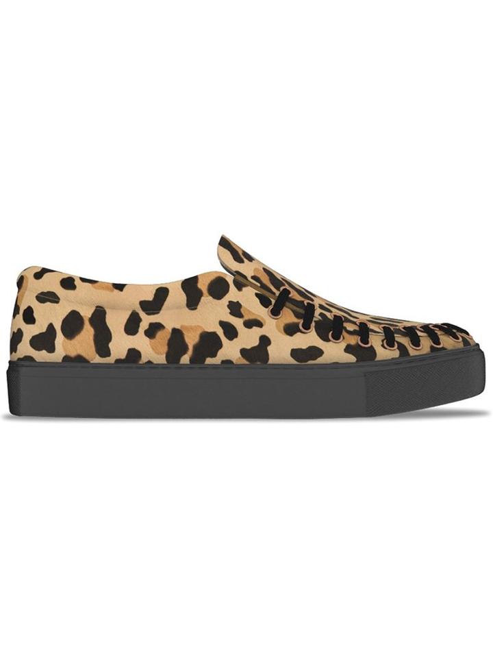 Myswear Conduit Slip-on Sneakers, Women's, Size: 39, Brown, Leather/rubber