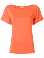 Versace Collection Structured Satin Blouse - Yellow & Orange