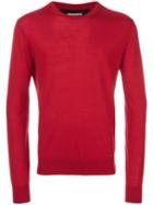 Dsquared2 - Knitted Jumper - Men - Wool - L, Red, Wool