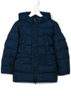 Herno Kids Hooded Down Coat, Boy's, Size: 10 Yrs, Blue