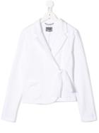 Il Gufo Teen Wrap-around Blazer - White