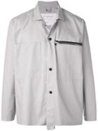 Camiel Fortgens Frayed Shirt Jacket - Grey