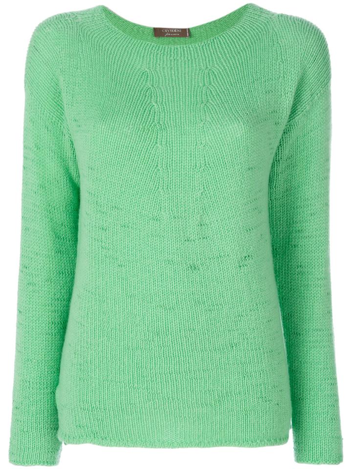 Cividini Crew Neck Jumper - Green