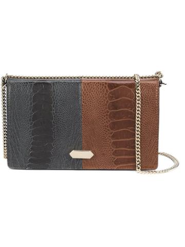 Nina Ricci Two Tone 'dido' Shoulder Bag, Women's, Grey