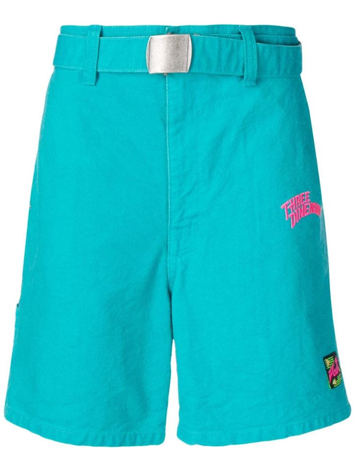 Doublet Belted Waist Shorts - Blue