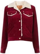 Marc Jacobs Cropped Corduroy Jacket - Red