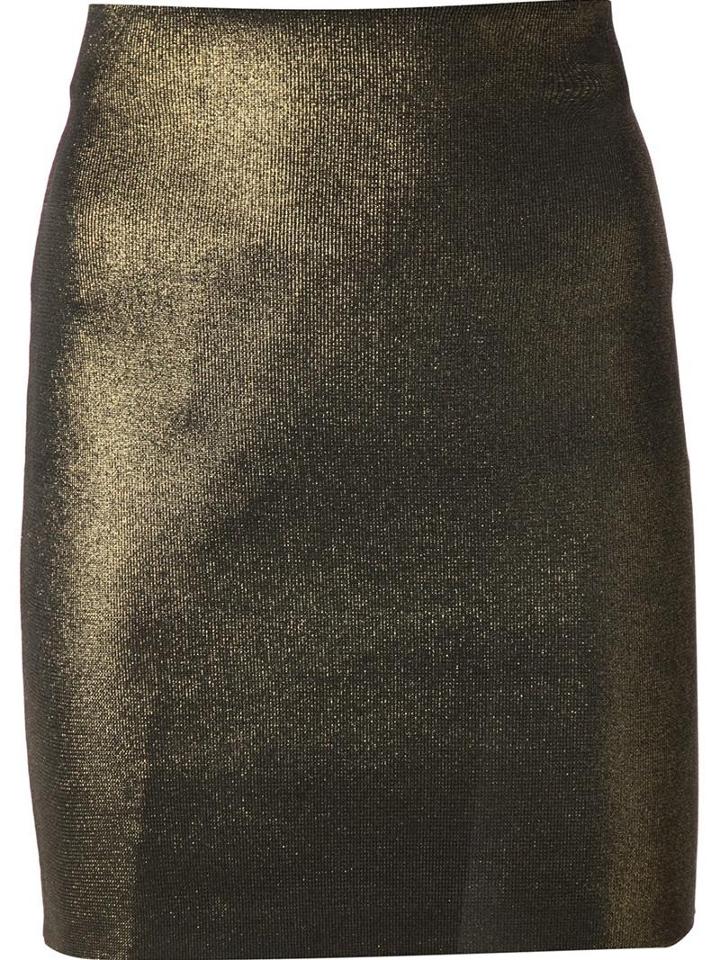 Balmain Metallic Skirt