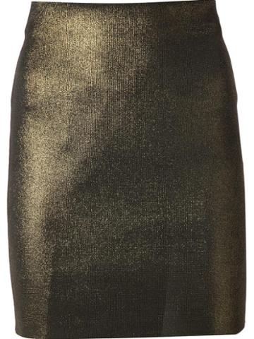 Balmain Metallic Skirt