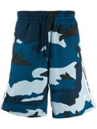 Adidas Camouflage Shorts - Blue