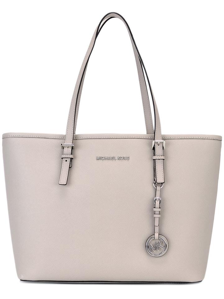 Michael Michael Kors - Jet Set Travel Tote - Women - Leather/polyester/metal - One Size, Grey, Leather/polyester/metal