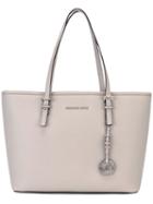 Michael Michael Kors - Jet Set Travel Tote - Women - Leather/polyester/metal - One Size, Grey, Leather/polyester/metal