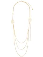 Ingie Paris Faux Pearl Necklace - Gold