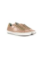 Philippe Model Kids Metallic Sneakers