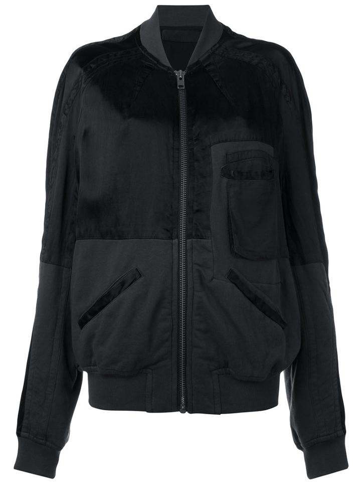 Haider Ackermann Bomber Jacket, Women's, Size: Small, Black, Cotton