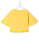 Elisabetta Franchi La Mia Bambina Teen Flared Sleeves Blouse - Yellow
