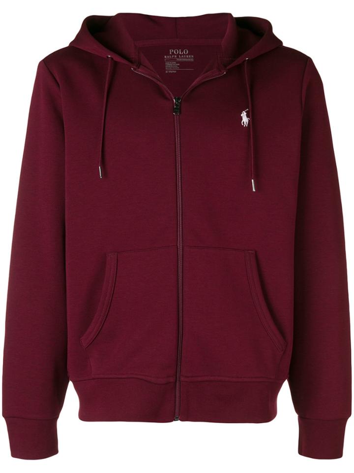 Polo Ralph Lauren Zip Front Hoodie - Red