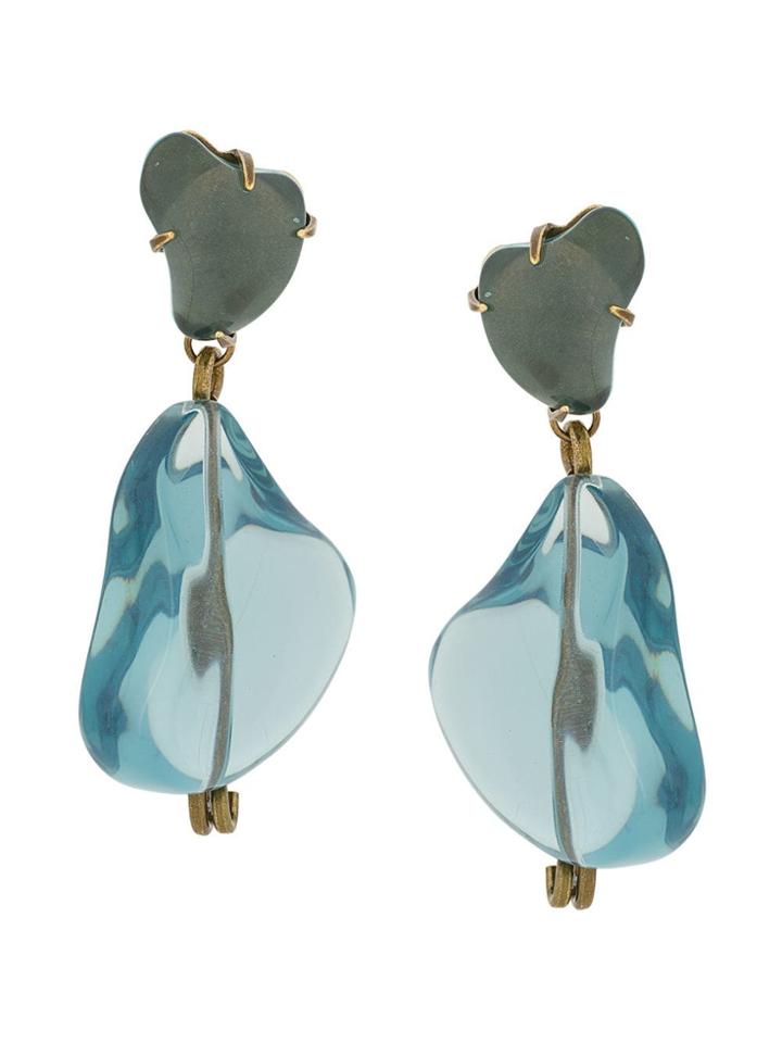 Marni Drop Earrings - Blue