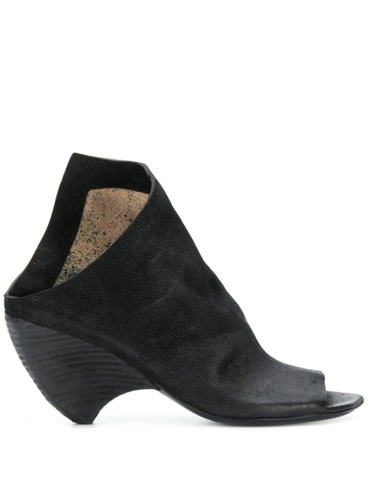 Marsèll Structured Mule Sandals - Black