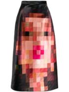 Marni Digital Print Skirt - Pink