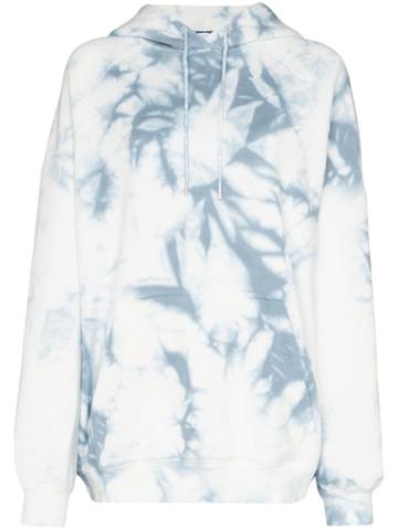 Ninety Percent Oversized Tie-dye Hoodie - Blue