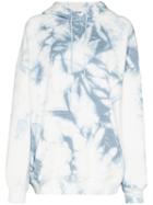 Ninety Percent Oversized Tie-dye Hoodie - Blue