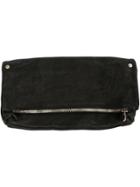 Guidi Zip Clutch Bag - Black