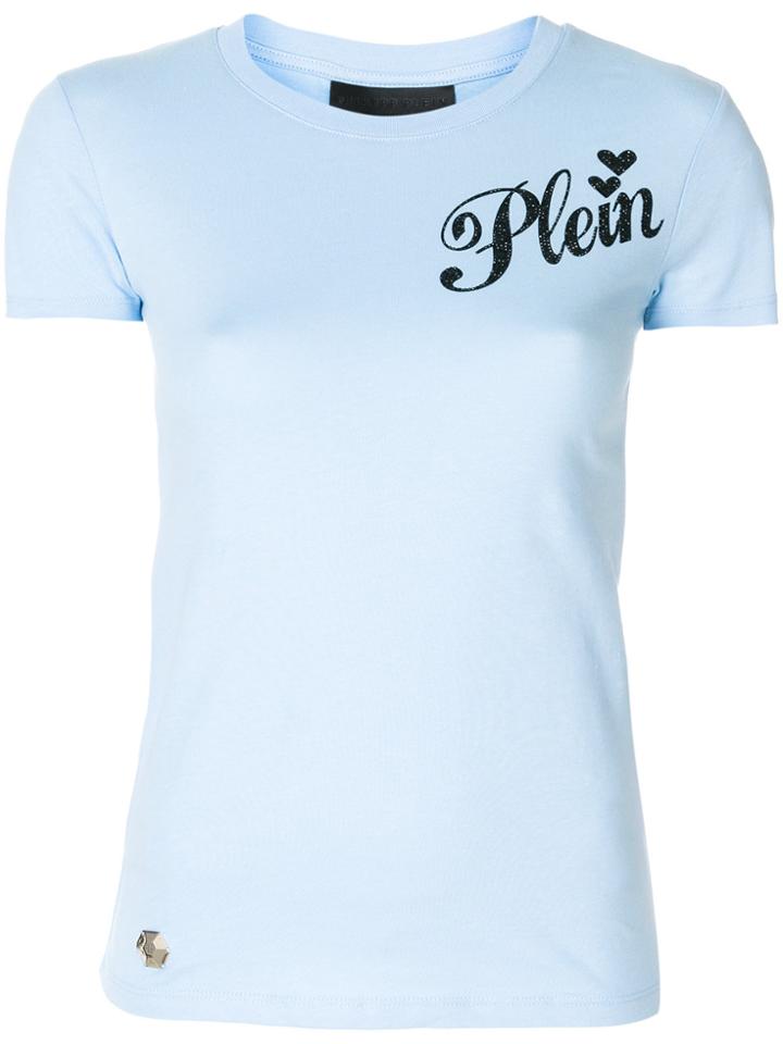 Philipp Plein Plein Logo T-shirt - Blue