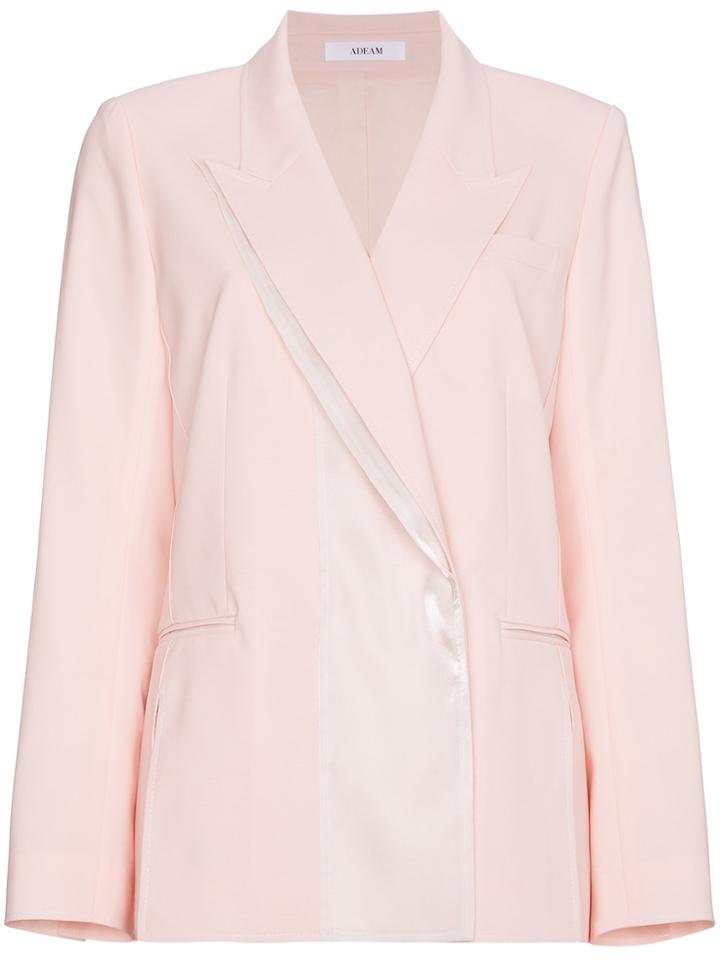 Adeam Tailored Panel Jacket - Pink & Purple