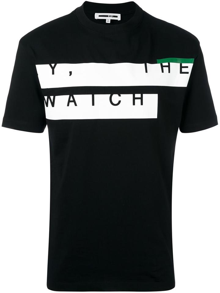 Mcq Alexander Mcqueen Y, The Watch Print T-shirt