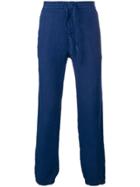 Z Zegna Plain Straight Trousers - Blue